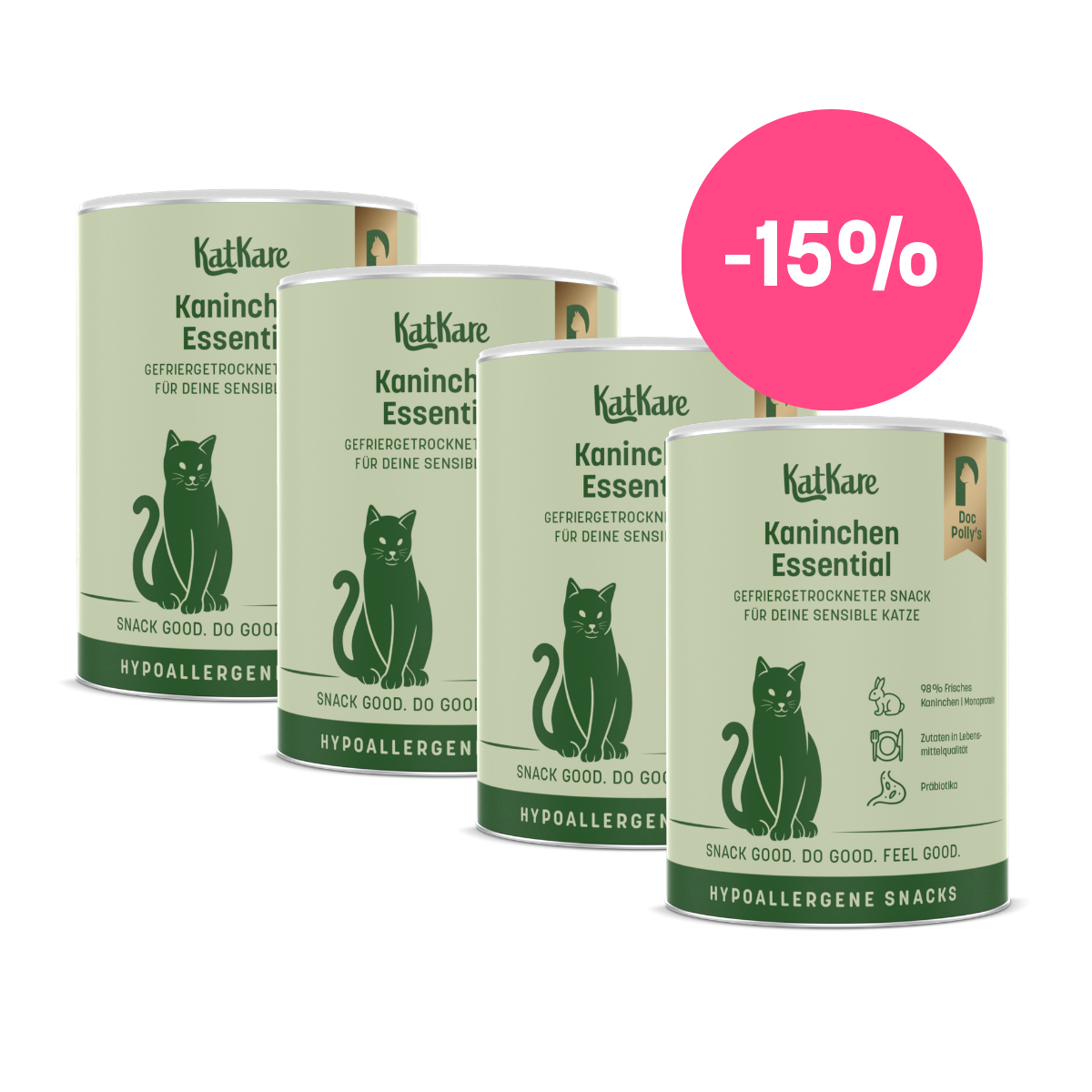 Kaninchen Essential, 4 x 90g
