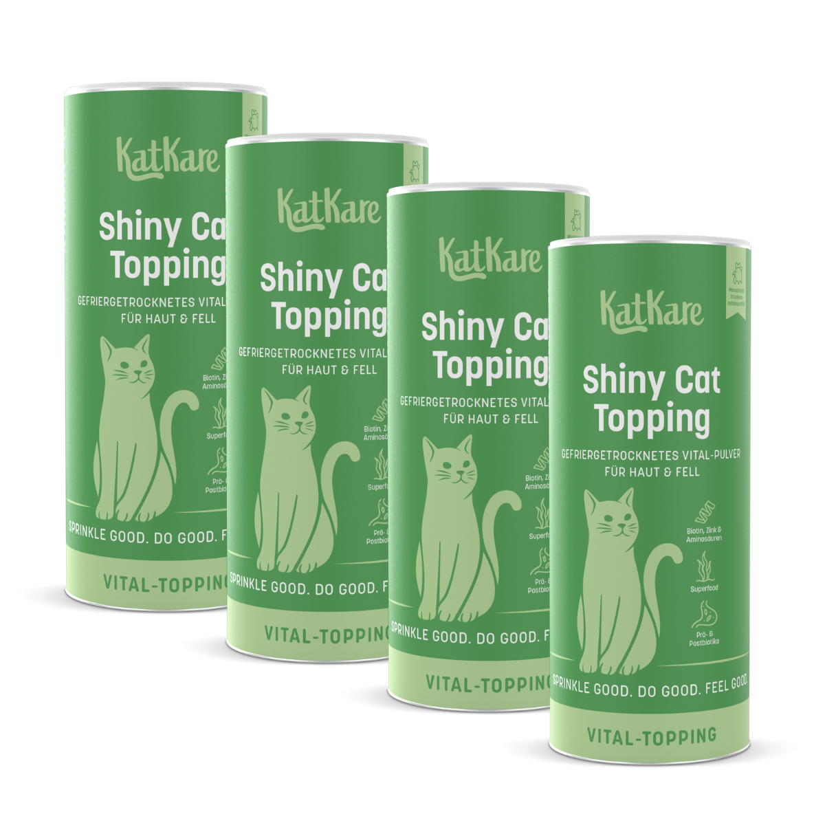Shiny Cat Topping 4er Pack