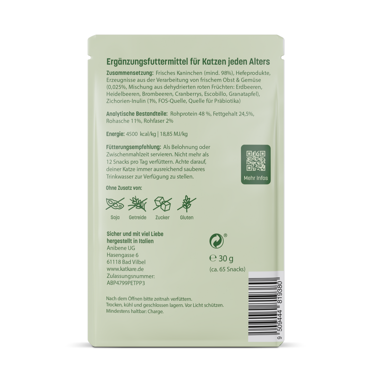 Kaninchen Essential 30g (Vorbestellung)