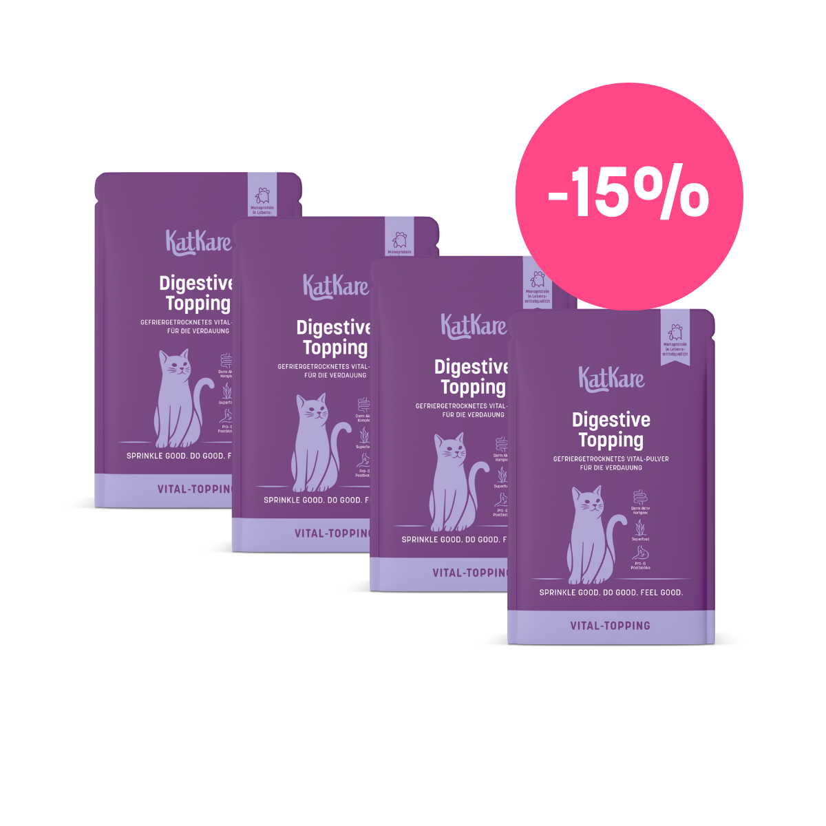 Digestive Topping Probepackung 25g 4er Pack