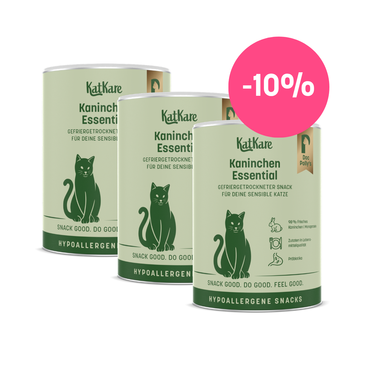 Kaninchen Essential, 3 x 90g