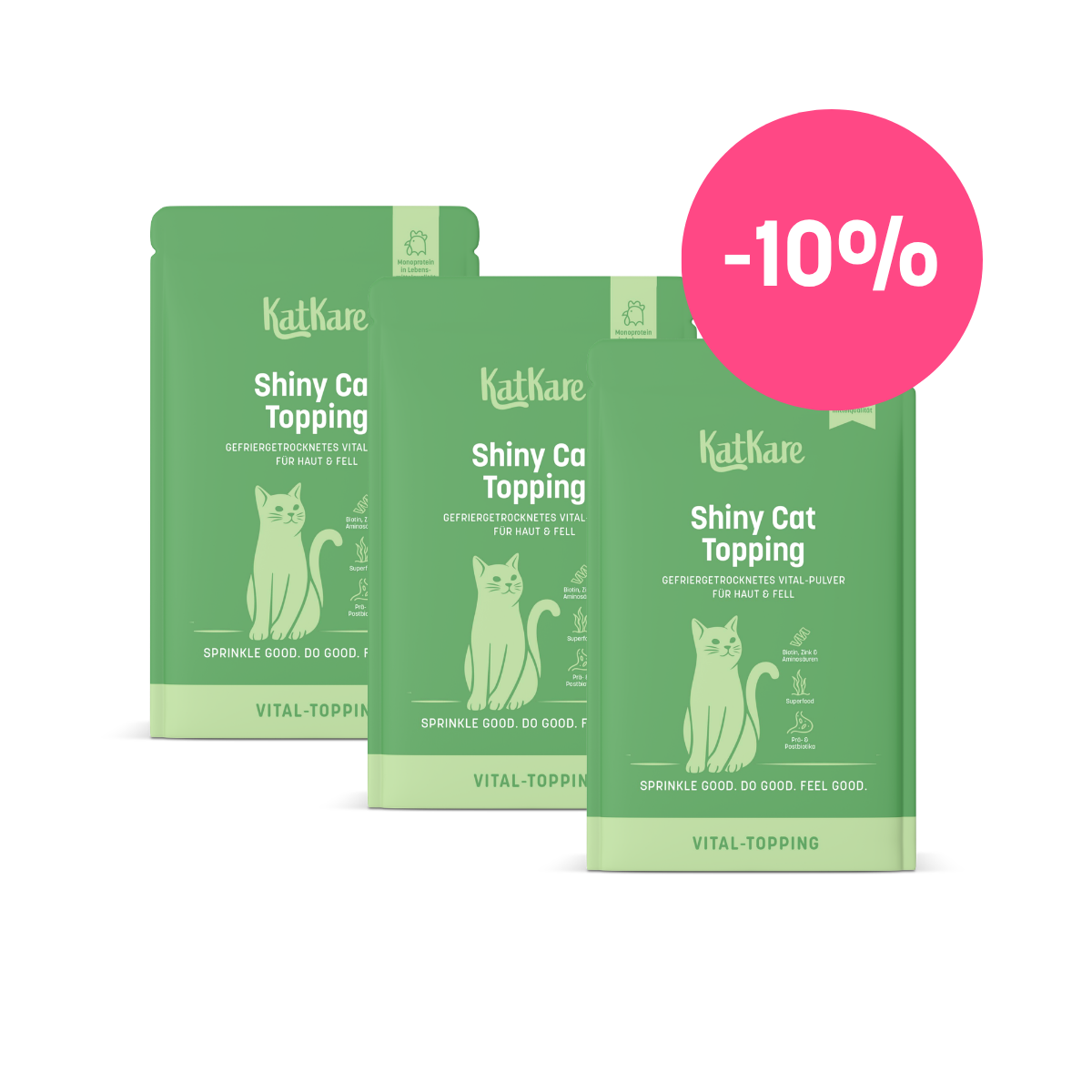 Shiny Cat Topping Probepackung 25g 3er Pack
