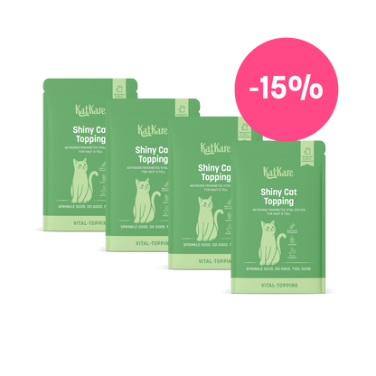 Shiny Cat Topping Probepackung 25g 4er Pack